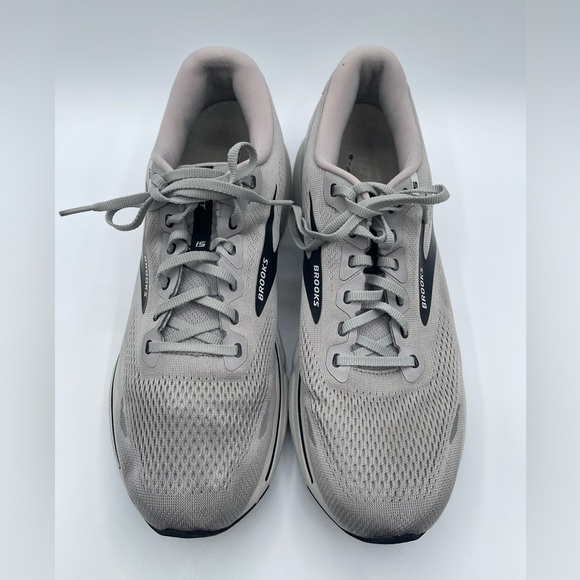 Brooks Ghost 15 Mens 14 Shoes Gray Running Walking Sneaker Gym 1103931D098 main image 5
